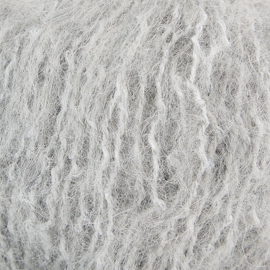 Rowan Alpaca Sparkle Strickgarn mit 23 % Alpaka, 23 % Wolle, 22 % Baumwolle und 32 % Polyester, weiches Garn mit Pailletten für Pullover und Cardigans, FARBE: Silver 10024