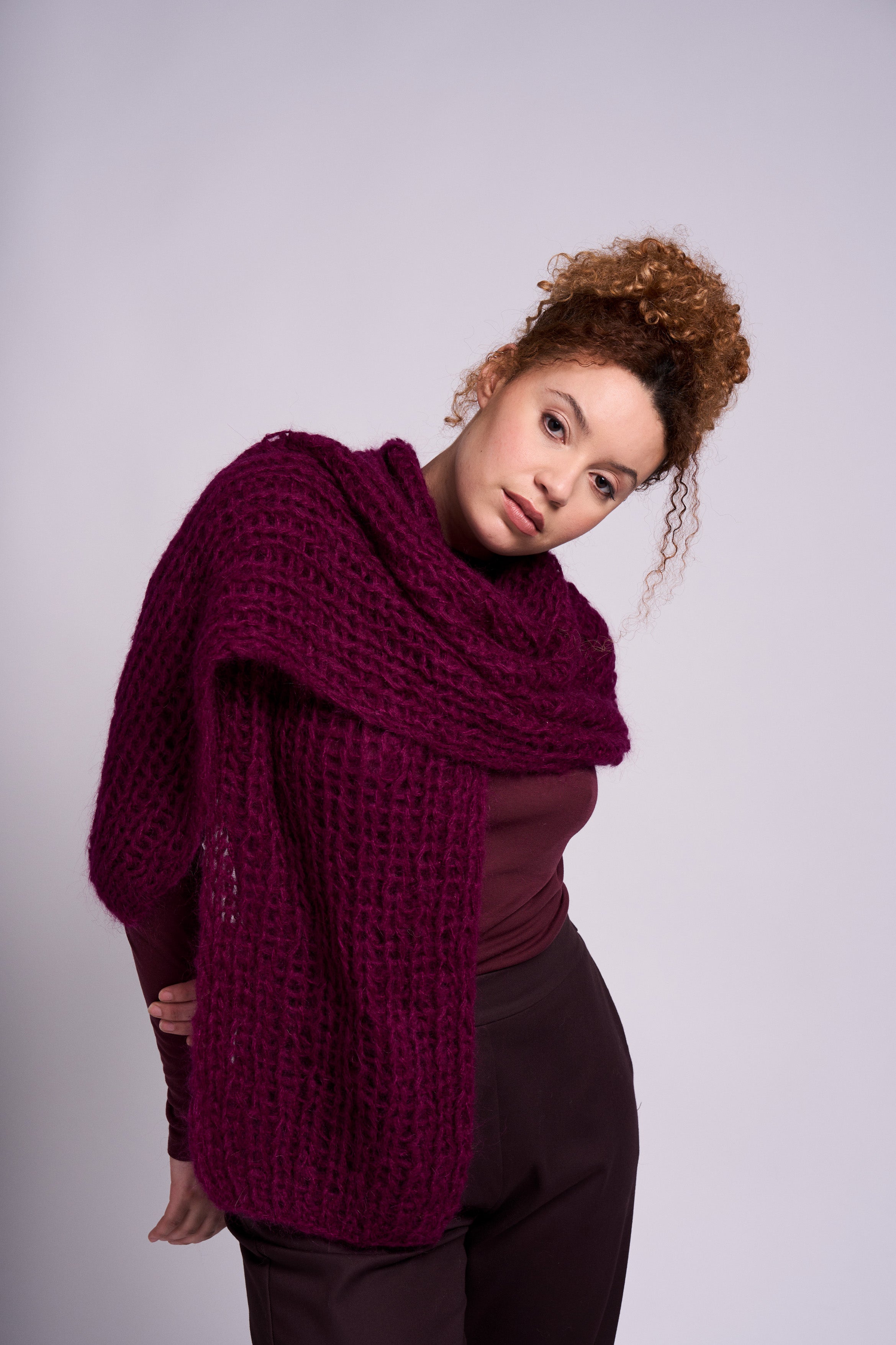 COMO Scarf & Beanie | MODE at ROWAN | MOHAIR SOFT