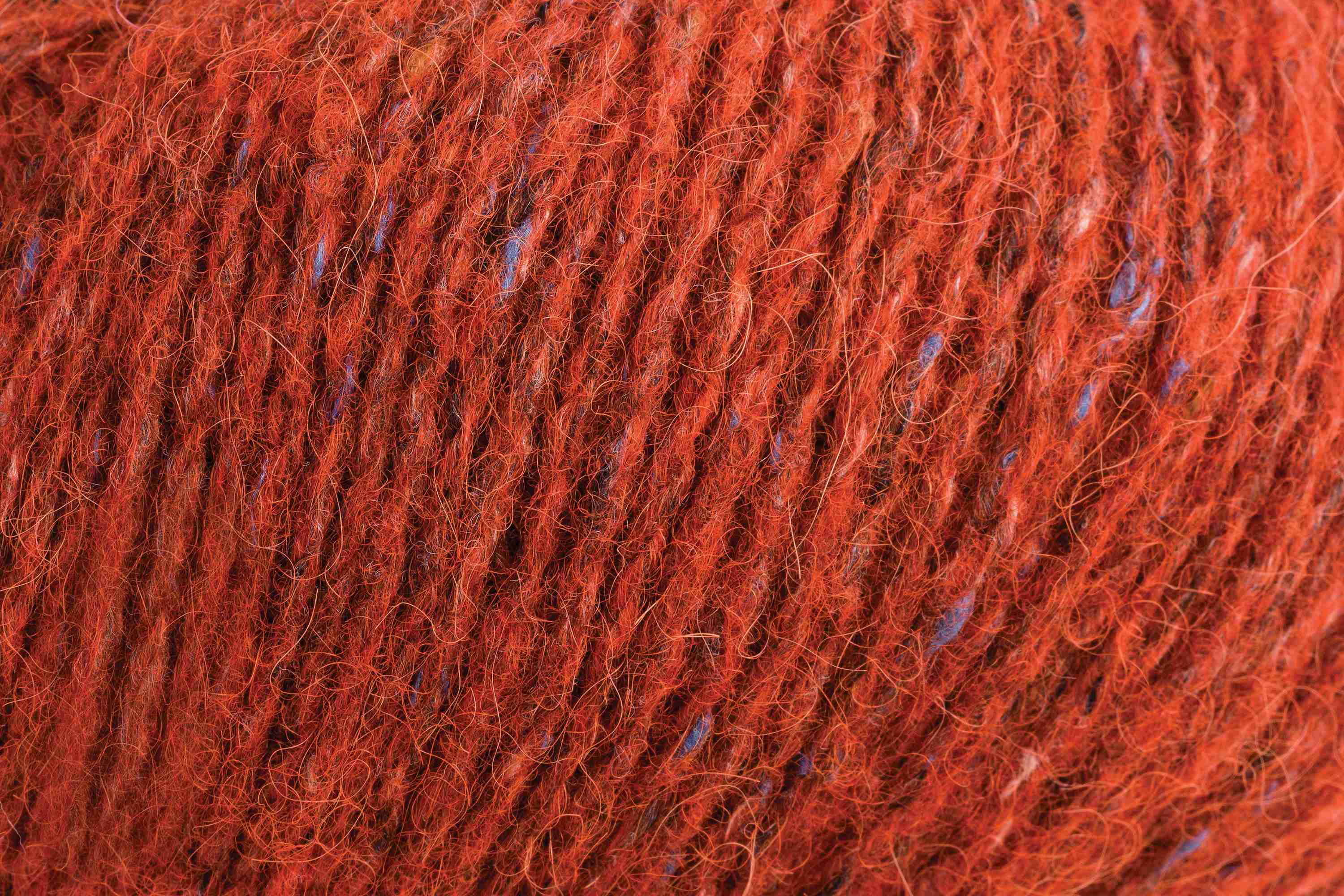 ROWAN Felted Tweed Strickgarn mit feinem Tweed-Effekt aus Merinowolle und Alpaka für Fair-Isle-Muster, Pullover, Cardigans und kreative Strickprojekte, FARBE: Ginger 154