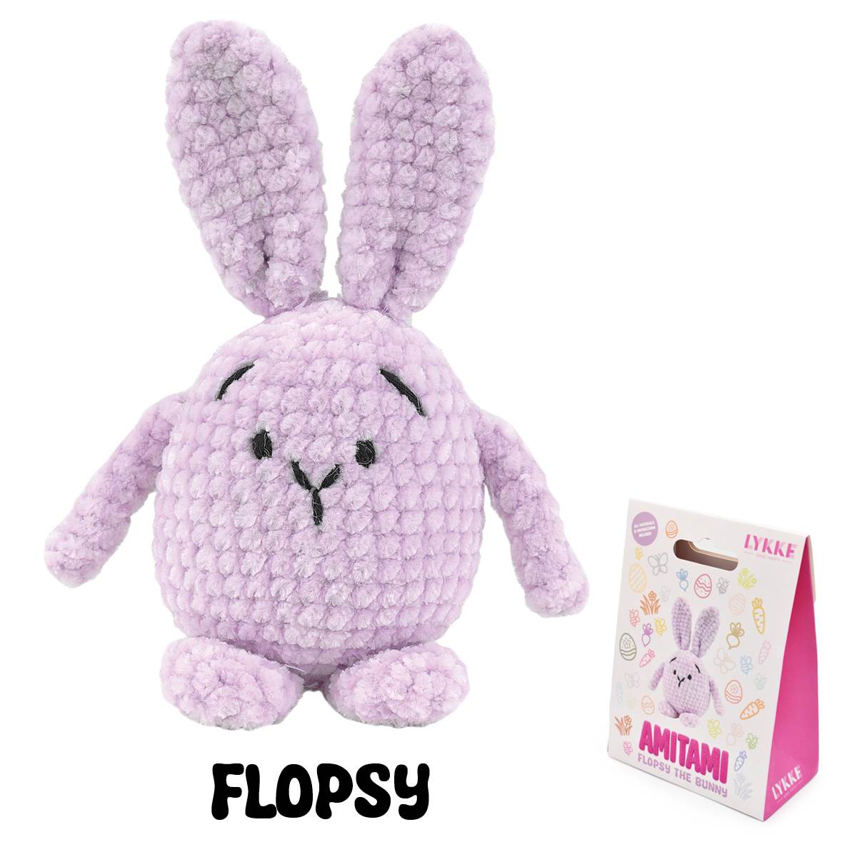 LYKKE AMITAMI FLOPSY der Hase AMIGURUMI HÄKELSET