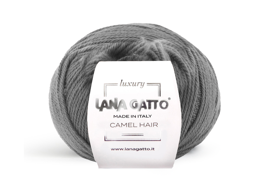 Lana Gatto Camel Hair 5407 - 60% Merinowolle & 40% Kamelhaar aus Italien. Weiches, shrinkproofes Strickgarn