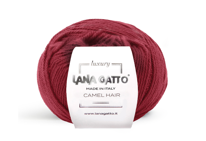 Lana Gatto Camel Hair 5911 - 60% Merinowolle & 40% Kamelhaar aus Italien. Weiches, shrinkproofes Strickgarn