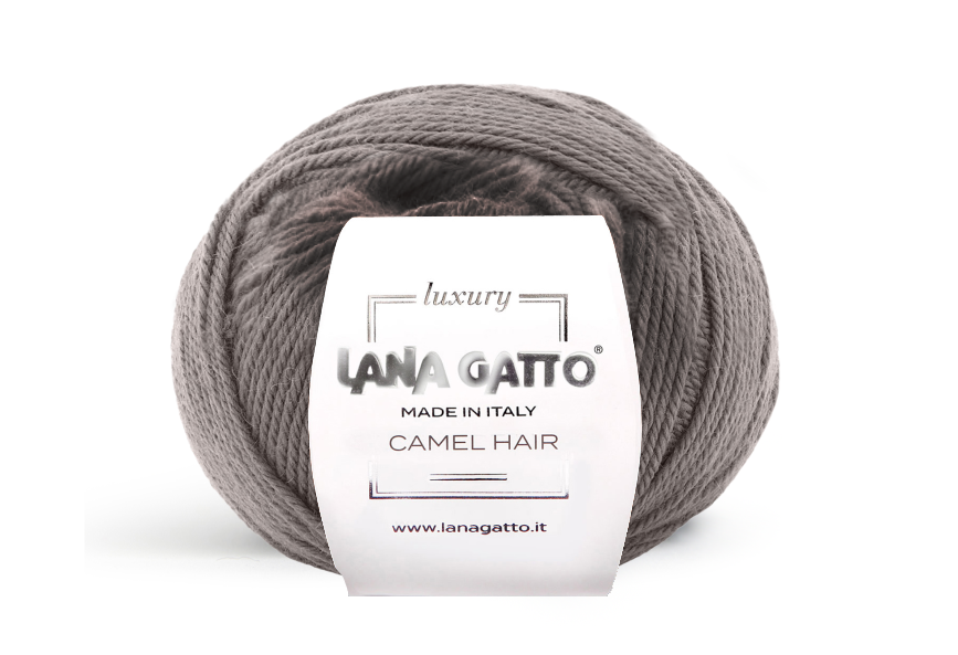 Lana Gatto Camel Hair 8429 - 60% Merinowolle & 40% Kamelhaar aus Italien. Weiches, shrinkproofes Strickgarn