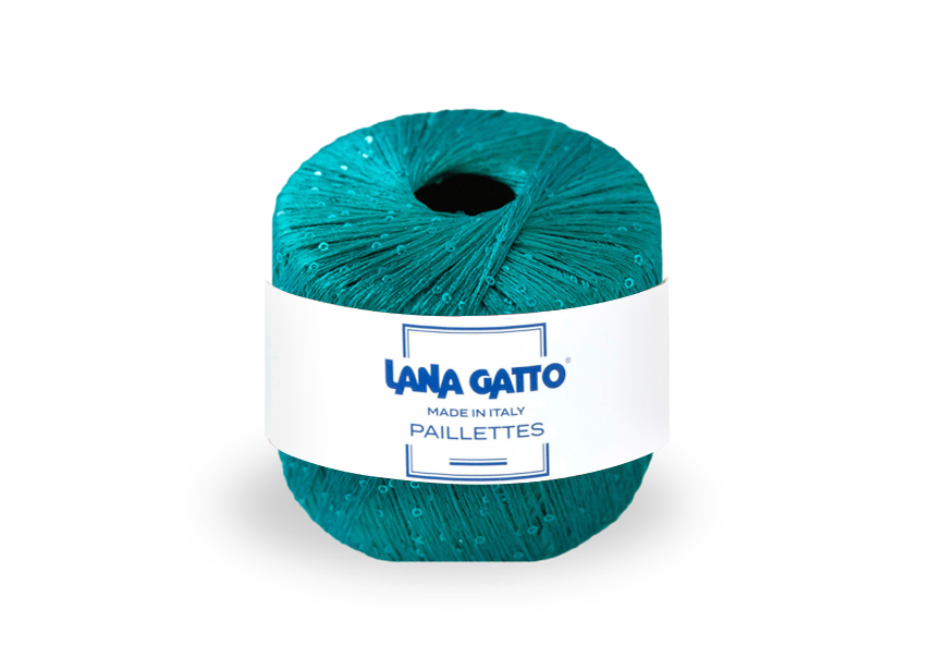 Lana Gatto Paillettes 30785 - Glitzergarn aus 100% Polyester. Für elegante Abendkleider, Schals und Accessoires