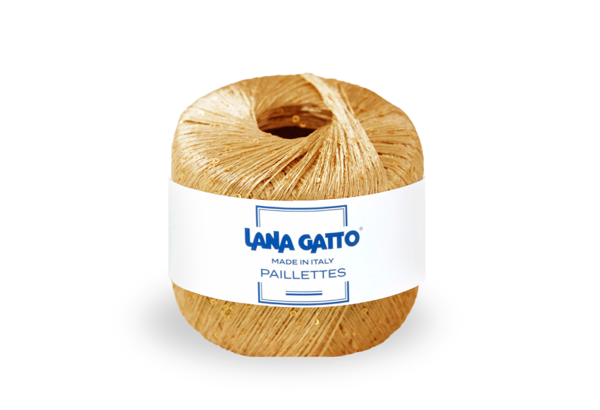 Lana Gatto Paillettes 30789 - Glitzergarn aus 100% Polyester. Für elegante Abendkleider, Schals und Accessoires