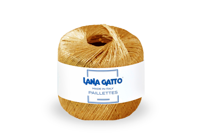 Lana Gatto Paillettes 31163 - Glitzergarn aus 100% Polyester. Für elegante Abendkleider, Schals und Accessoires
