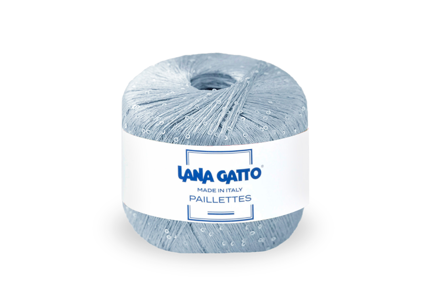 Lana Gatto Paillettes 31165 - Glitzergarn aus 100% Polyester. Für elegante Abendkleider, Schals und Accessoires