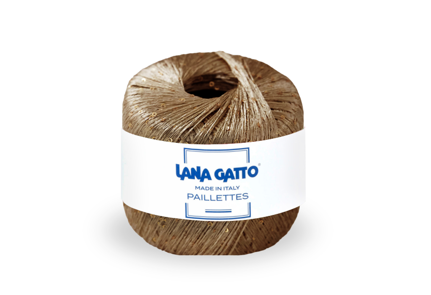 Lana Gatto Paillettes 8600 - Glitzergarn aus 100% Polyester. Für elegante Abendkleider, Schals und Accessoires