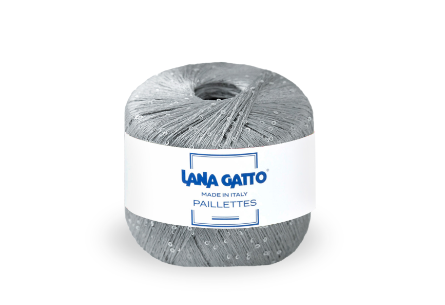 Lana Gatto Paillettes 8603 - Glitzergarn aus 100% Polyester. Für elegante Abendkleider, Schals und Accessoires