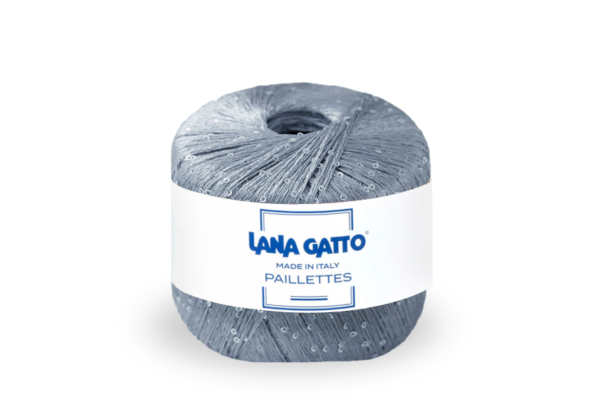 Lana Gatto Paillettes 8604 - Glitzergarn aus 100% Polyester. Für elegante Abendkleider, Schals und Accessoires