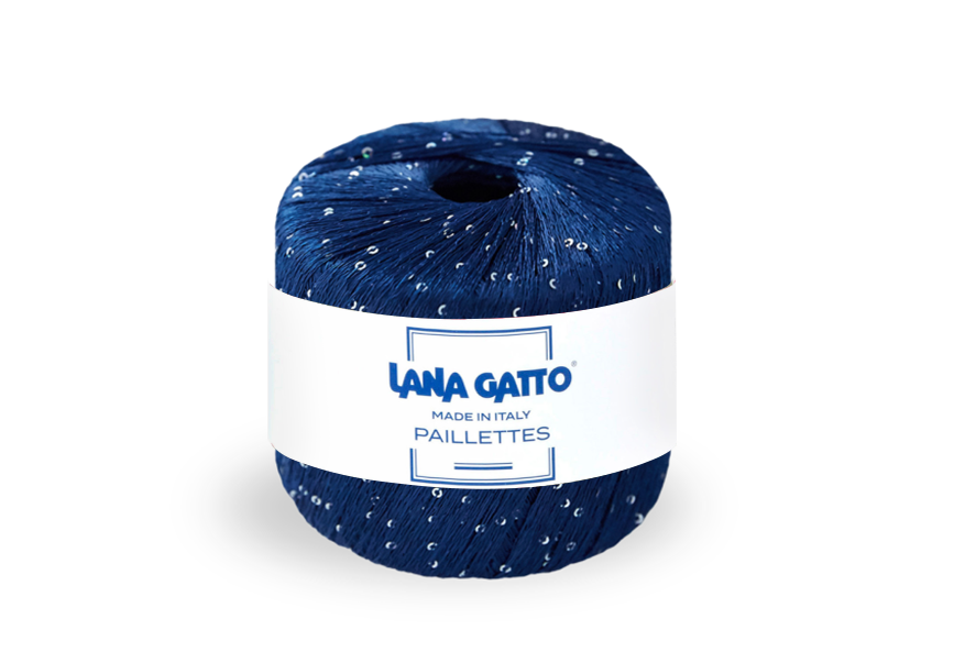 Lana Gatto Paillettes 8605 - Glitzergarn aus 100% Polyester. Für elegante Abendkleider, Schals und Accessoires