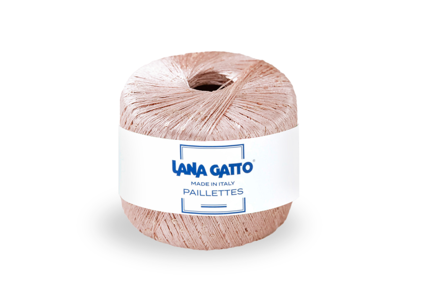 Lana Gatto Paillettes 8933 - Glitzergarn aus 100% Polyester. Für elegante Abendkleider, Schals und Accessoires