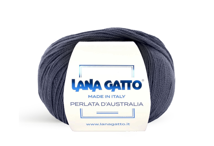 Lana Gatto Perlata d'Australia 13607 - Weiches 100% Virgin Merino Wolle. Perfekt für Zopf- und Lochmuster, Pullover und Schals
