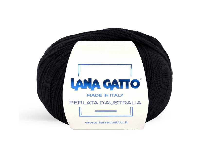 Lana Gatto Perlata d'Australia 3617 - Weiches 100% Virgin Merino Wolle. Perfekt für Zopf- und Lochmuster, Pullover und Schals