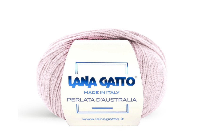 Lana Gatto Perlata d'Australia 954 - Weiches 100% Virgin Merino Wolle. Perfekt für Zopf- und Lochmuster, Pullover und Schals