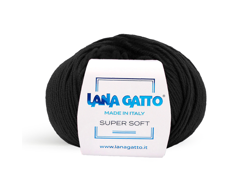Lana Gatto Super Soft 10008 - Weiches Garn aus 100% Extrafine Merino Wolle. Ideal für empfindliche Haut und Babykleidung. 