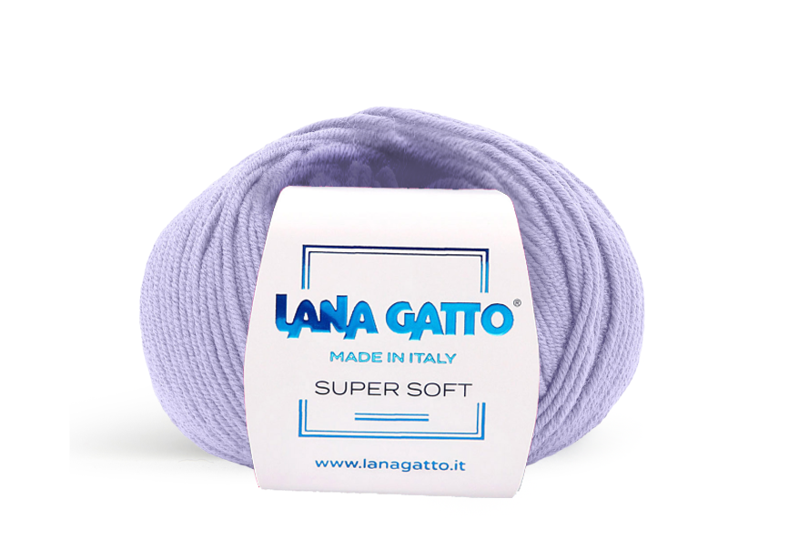 Lana Gatto Super Soft 10180 - Weiches Garn aus 100% Extrafine Merino Wolle. Ideal für empfindliche Haut und Babykleidung. 