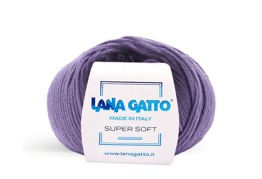 Lana Gatto Super Soft 13335 - Weiches Garn aus 100% Extrafine Merino Wolle. Ideal für empfindliche Haut und Babykleidung. 