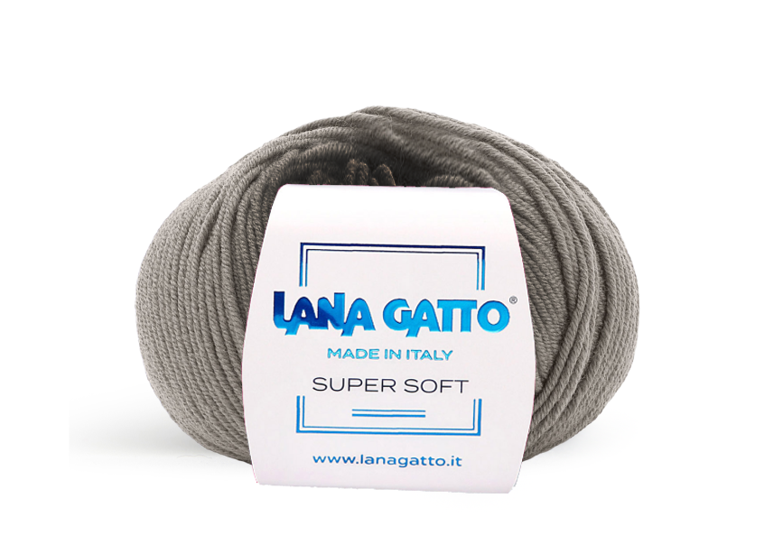 Lana Gatto Super Soft 13777 - Weiches Garn aus 100% Extrafine Merino Wolle. Ideal für empfindliche Haut und Babykleidung. 