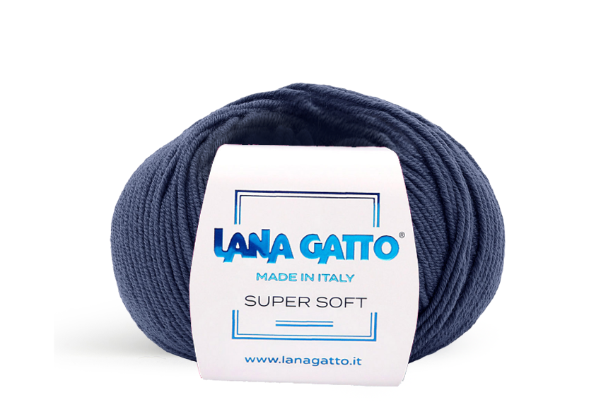Lana Gatto Super Soft 13856 - Weiches Garn aus 100% Extrafine Merino Wolle. Ideal für empfindliche Haut und Babykleidung. 