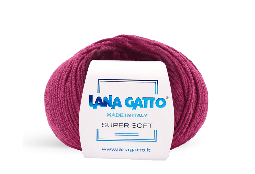 Lana Gatto Super Soft 13976 - Weiches Garn aus 100% Extrafine Merino Wolle. Ideal für empfindliche Haut und Babykleidung. 