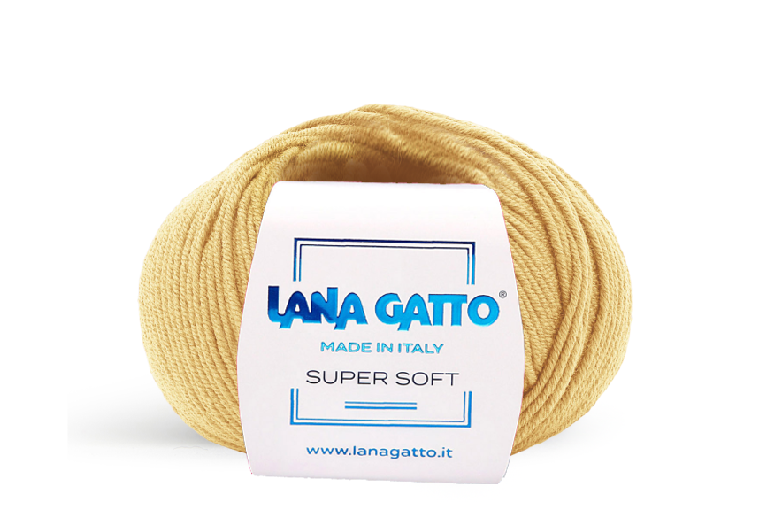 Lana Gatto Super Soft 14086 - Weiches Garn aus 100% Extrafine Merino Wolle. Ideal für empfindliche Haut und Babykleidung. 