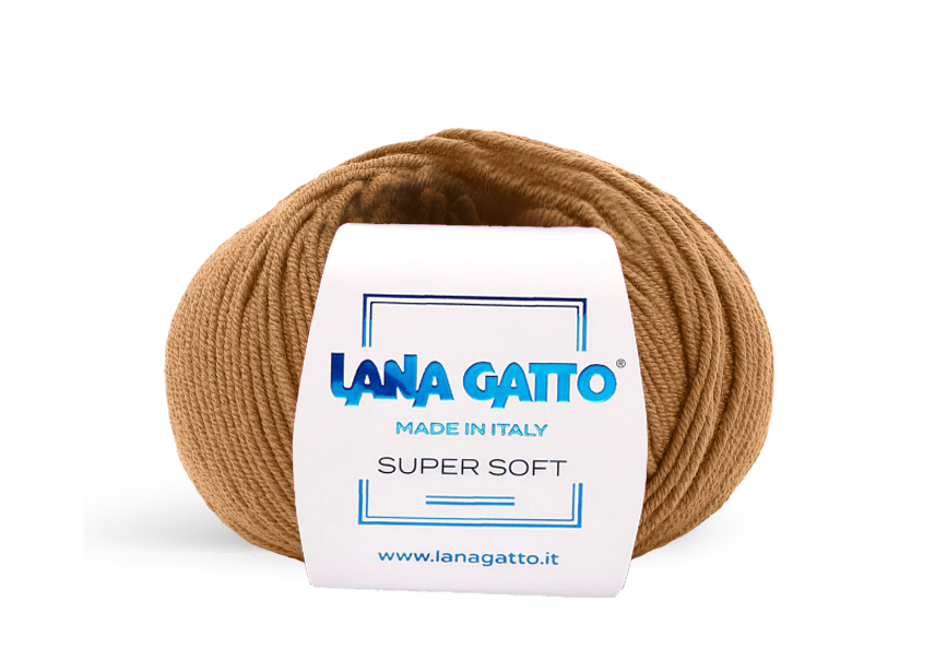 Lana Gatto Super Soft 14198 - Weiches Garn aus 100% Extrafine Merino Wolle. Ideal für empfindliche Haut und Babykleidung. 