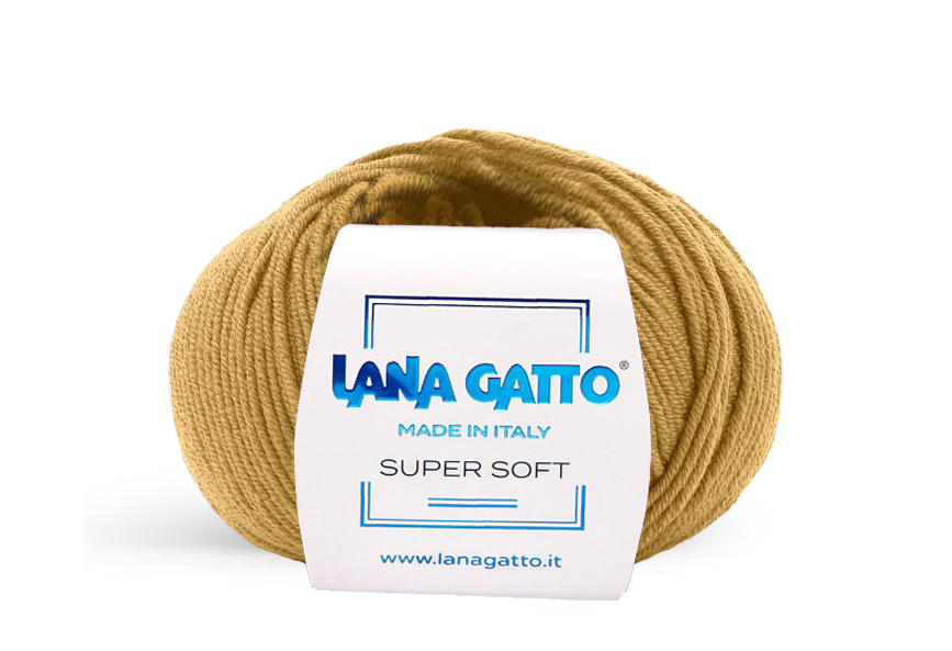 Lana Gatto Super Soft 14468 - Weiches Garn aus 100% Extrafine Merino Wolle. Ideal für empfindliche Haut und Babykleidung. 