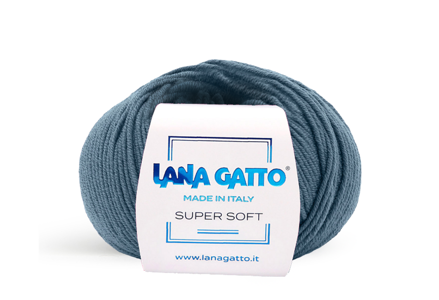 Lana Gatto Super Soft 14527 - Weiches Garn aus 100% Extrafine Merino Wolle. Ideal für empfindliche Haut und Babykleidung. 
