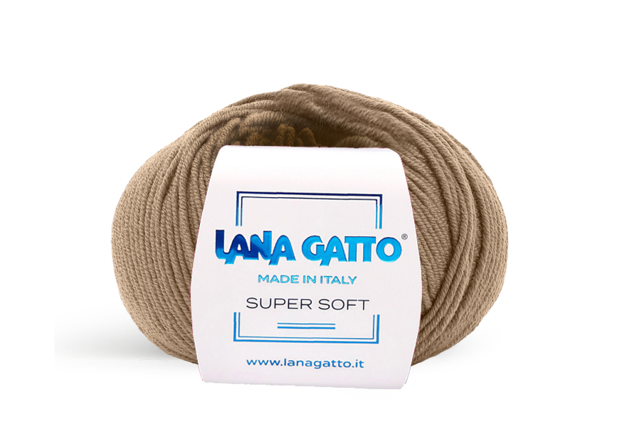 Lana Gatto Super Soft 14562 - Weiches Garn aus 100% Extrafine Merino Wolle. Ideal für empfindliche Haut und Babykleidung. 