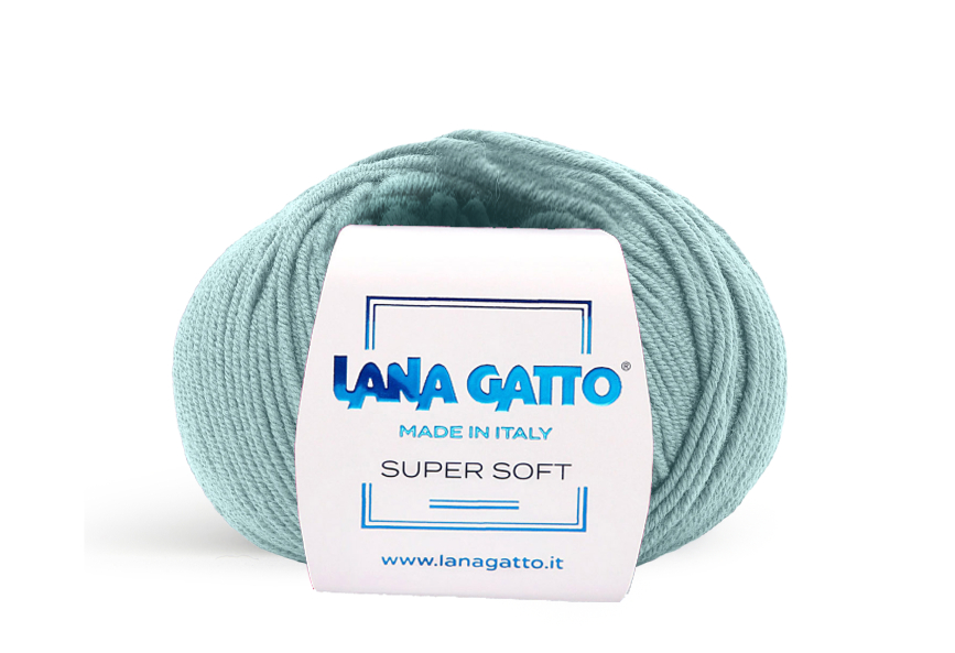 Lana Gatto Super Soft 14608 - Weiches Garn aus 100% Extrafine Merino Wolle. Ideal für empfindliche Haut und Babykleidung. 