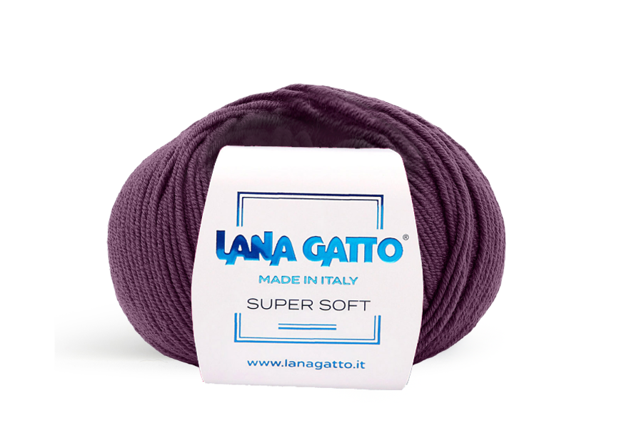 Lana Gatto Super Soft 19004 - Weiches Garn aus 100% Extrafine Merino Wolle. Ideal für empfindliche Haut und Babykleidung. 
