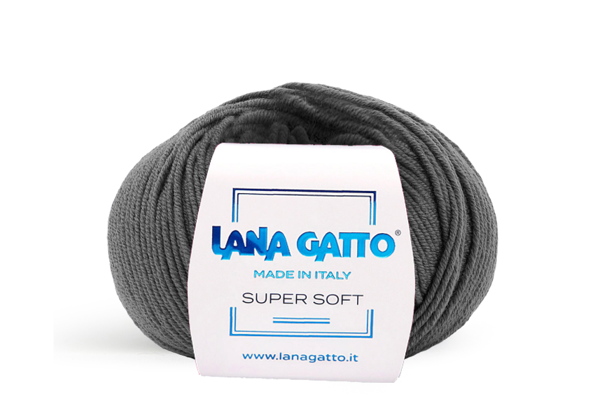 Lana Gatto Super Soft 20206 - Weiches Garn aus 100% Extrafine Merino Wolle. Ideal für empfindliche Haut und Babykleidung. 