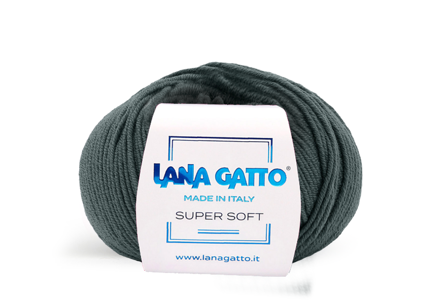 Lana Gatto Super Soft 8563 - Weiches Garn aus 100% Extrafine Merino Wolle. Ideal für empfindliche Haut und Babykleidung. 