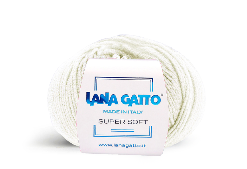 Lana Gatto Super Soft 978 - Weiches Garn aus 100% Extrafine Merino Wolle. Ideal für empfindliche Haut und Babykleidung. 