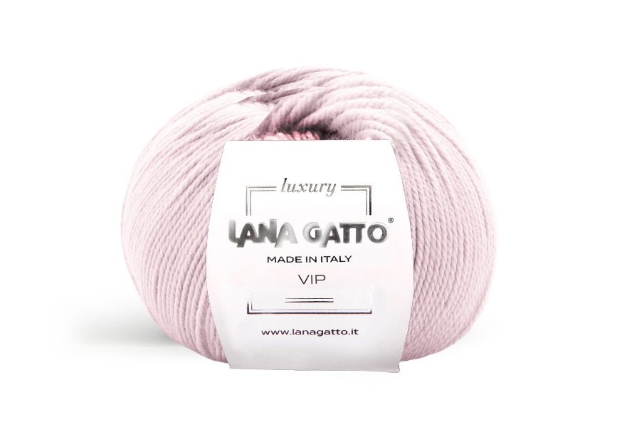 Lana Gatto VIP 10054 - Weiches Merino-Cashmere-Garn aus Italien. Ideal für Pullover, Schals und hochwertige Strickprojekte.