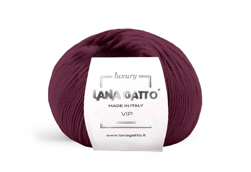 Lana Gatto VIP 1012 - Weiches Merino-Cashmere-Garn aus Italien. Ideal für Pullover, Schals und hochwertige Strickprojekte.