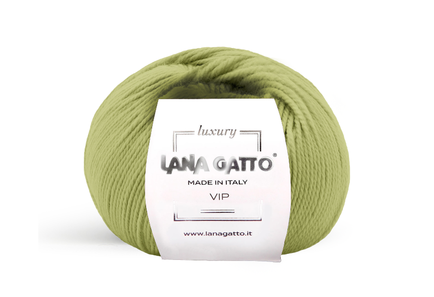 Lana Gatto VIP 12942 - Weiches Merino-Cashmere-Garn aus Italien. Ideal für Pullover, Schals und hochwertige Strickprojekte.