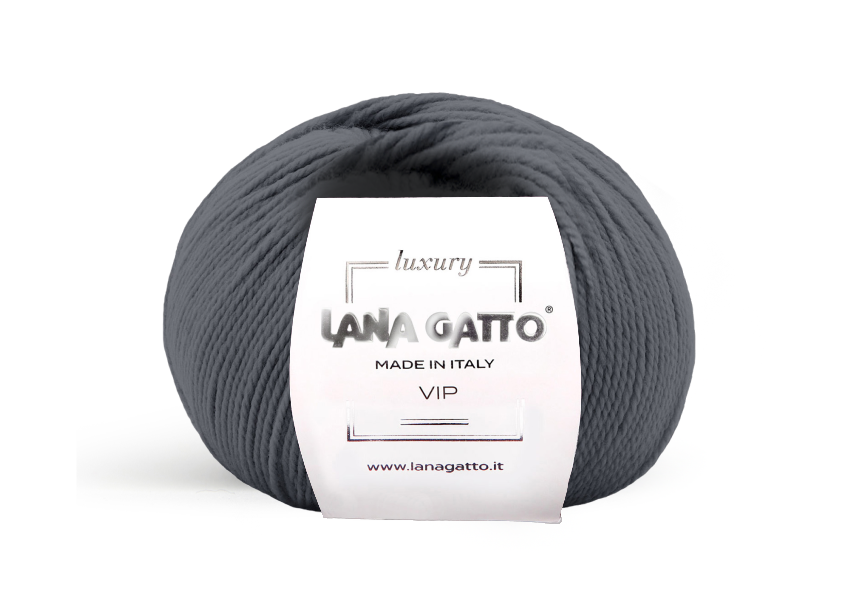 Lana Gatto VIP 14351 - Weiches Merino-Cashmere-Garn aus Italien. Ideal für Pullover, Schals und hochwertige Strickprojekte.