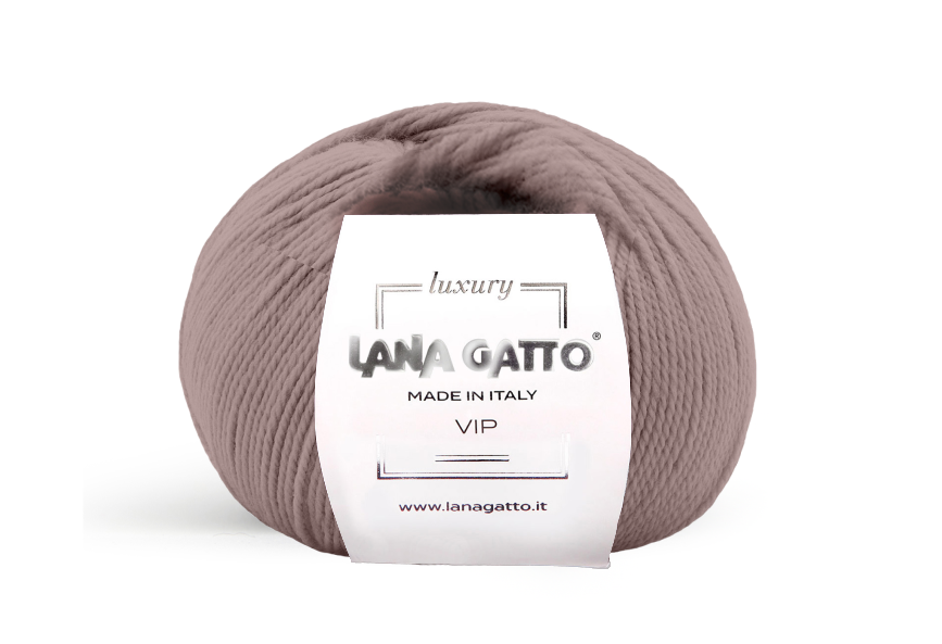Lana Gatto VIP 14624 - Weiches Merino-Cashmere-Garn aus Italien. Ideal für Pullover, Schals und hochwertige Strickprojekte.
