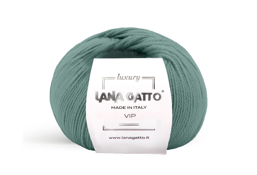 Lana Gatto VIP 14635 - Weiches Merino-Cashmere-Garn aus Italien. Ideal für Pullover, Schals und hochwertige Strickprojekte.