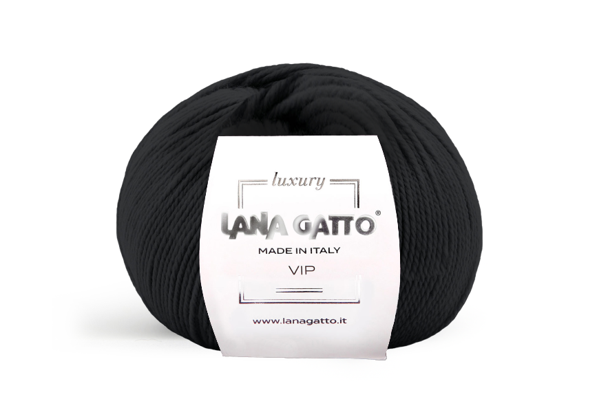 Lana Gatto VIP 1500 - Weiches Merino-Cashmere-Garn aus Italien. Ideal für Pullover, Schals und hochwertige Strickprojekte.
