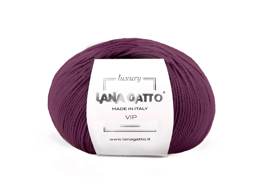 Lana Gatto VIP 19004 - Weiches Merino-Cashmere-Garn aus Italien. Ideal für Pullover, Schals und hochwertige Strickprojekte.
