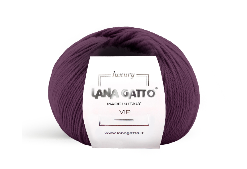 Lana Gatto VIP 19004 - Weiches Merino-Cashmere-Garn aus Italien. Ideal für Pullover, Schals und hochwertige Strickprojekte.