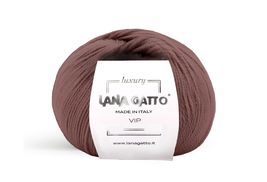 Lana Gatto VIP 19034 - Weiches Merino-Cashmere-Garn aus Italien. Ideal für Pullover, Schals und hochwertige Strickprojekte.