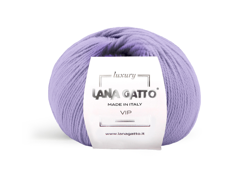 Lana Gatto VIP 8431 - Weiches Merino-Cashmere-Garn aus Italien. Ideal für Pullover, Schals und hochwertige Strickprojekte.