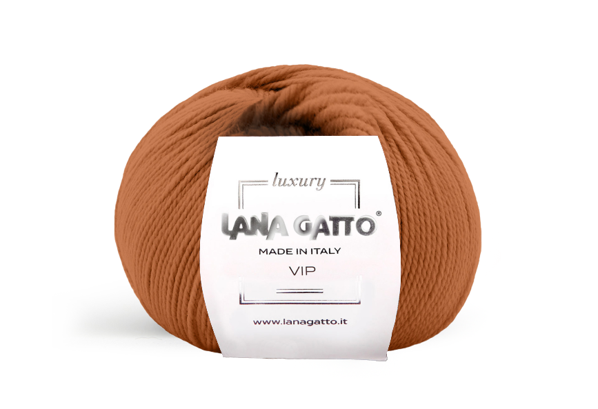 Lana Gatto VIP 8433 - Weiches Merino-Cashmere-Garn aus Italien. Ideal für Pullover, Schals und hochwertige Strickprojekte.