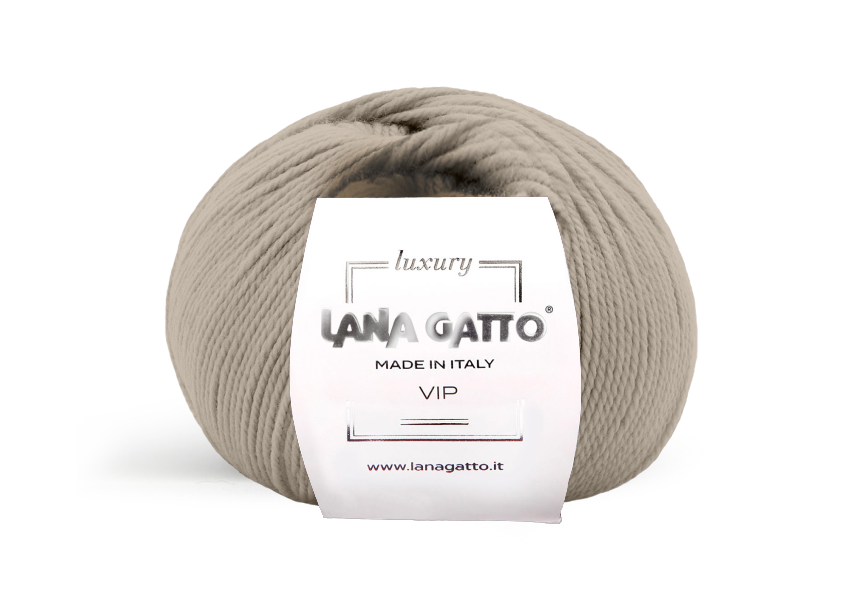 Lana Gatto VIP 8435 - Weiches Merino-Cashmere-Garn aus Italien. Ideal für Pullover, Schals und hochwertige Strickprojekte.