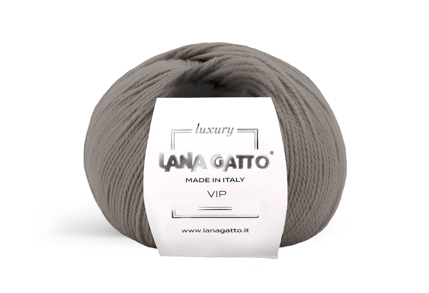 Lana Gatto VIP 8436 - Weiches Merino-Cashmere-Garn aus Italien. Ideal für Pullover, Schals und hochwertige Strickprojekte.