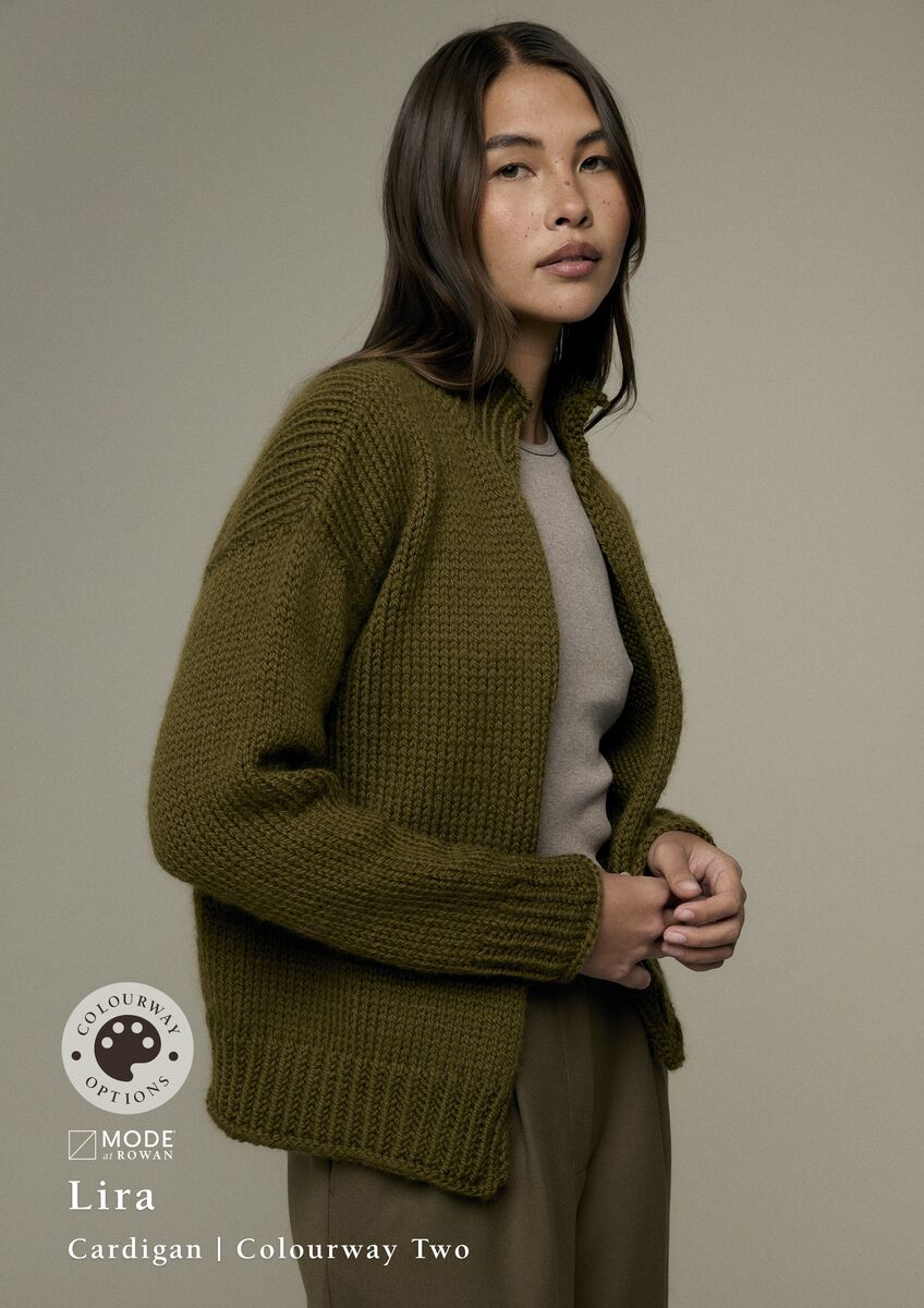 LIRA CARDIGAN | MODE at ROWAN | CHUNKY WOOL